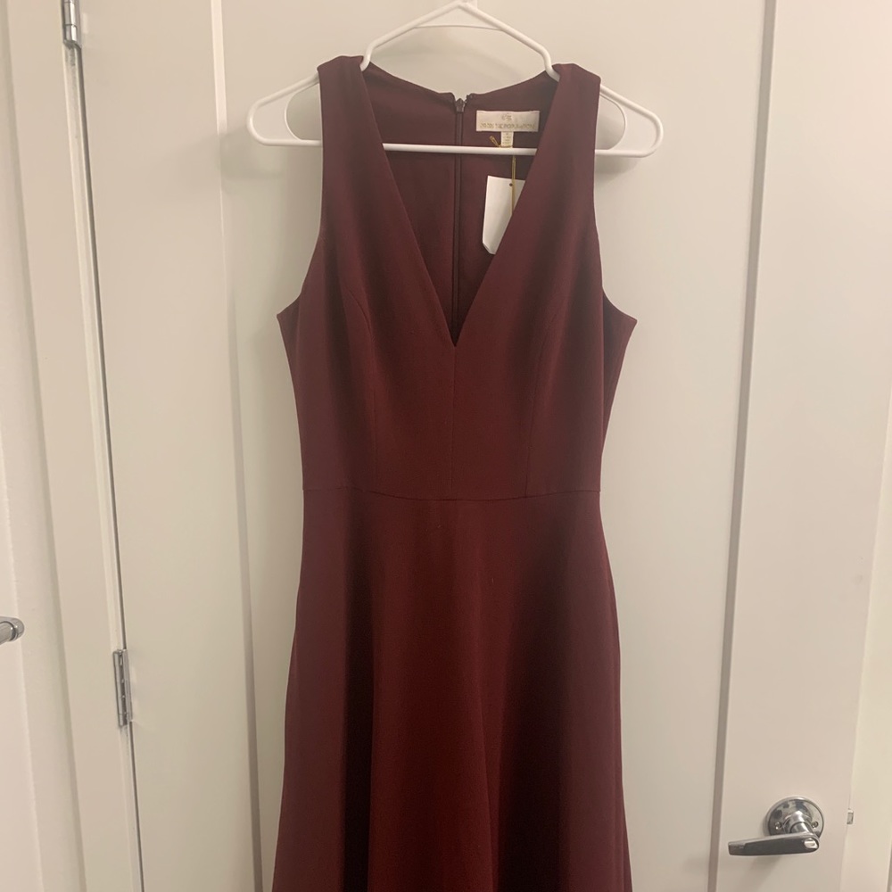 NWT Dress the Population plum Catalina dress